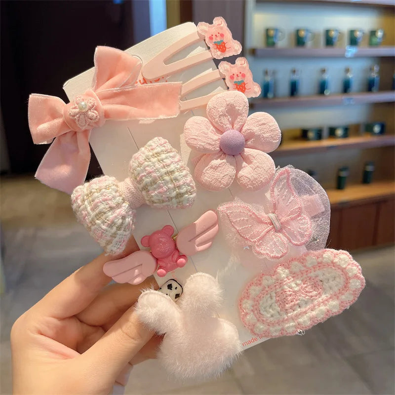 Children's Plush Hairpins Clip Side Barrettes