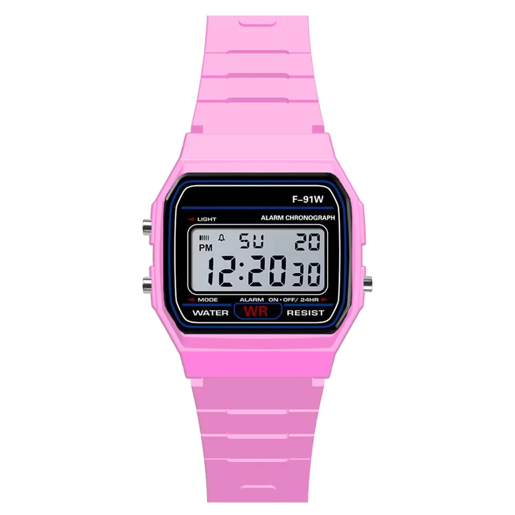 Men's Vintage Military LED Digital Watch – Waterproof Sport Watch