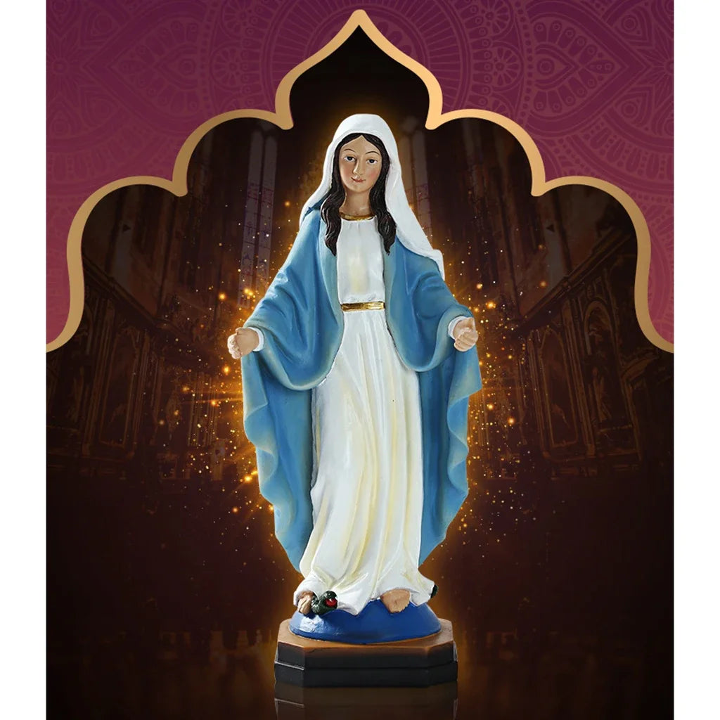 Our Lady of Guadalupe Virgin Mary Resin Statue Figurine Decoration Ornament
