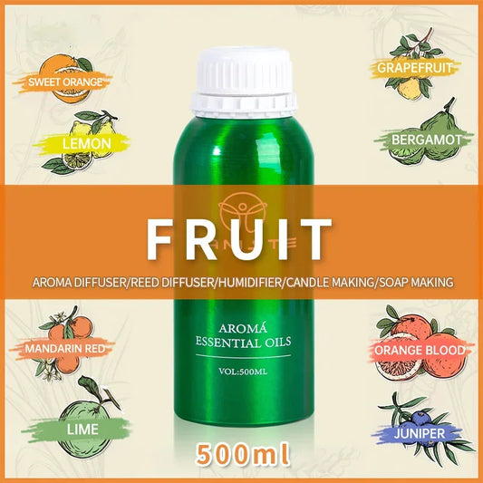 Diffuser Essential Oils Fruit Collection 500ML Fragrance Perfume Oil Flavoring For Home Professional Air Freshener