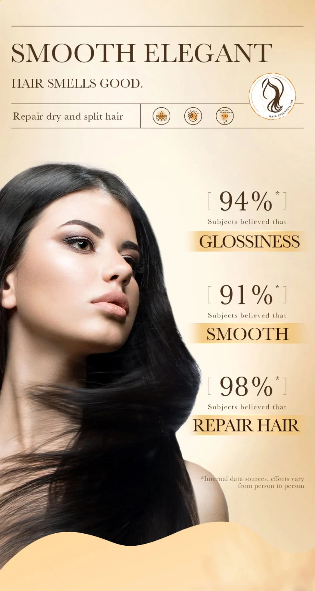 500ml Rice Conditioner Deeply Repairs Damaged Hair, Controls Oil Moisturizes, Leaves Hair Volumizing, Smooth, Shiny, And Elastic