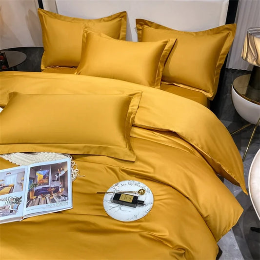 100% Egyptian Cotton 3pcs Luxury Duvet Bedding Set
