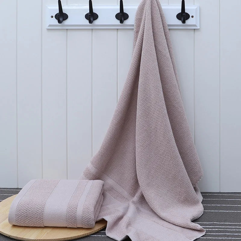 70*140cm Home Bathroom Cotton Bath Towel Absorbent