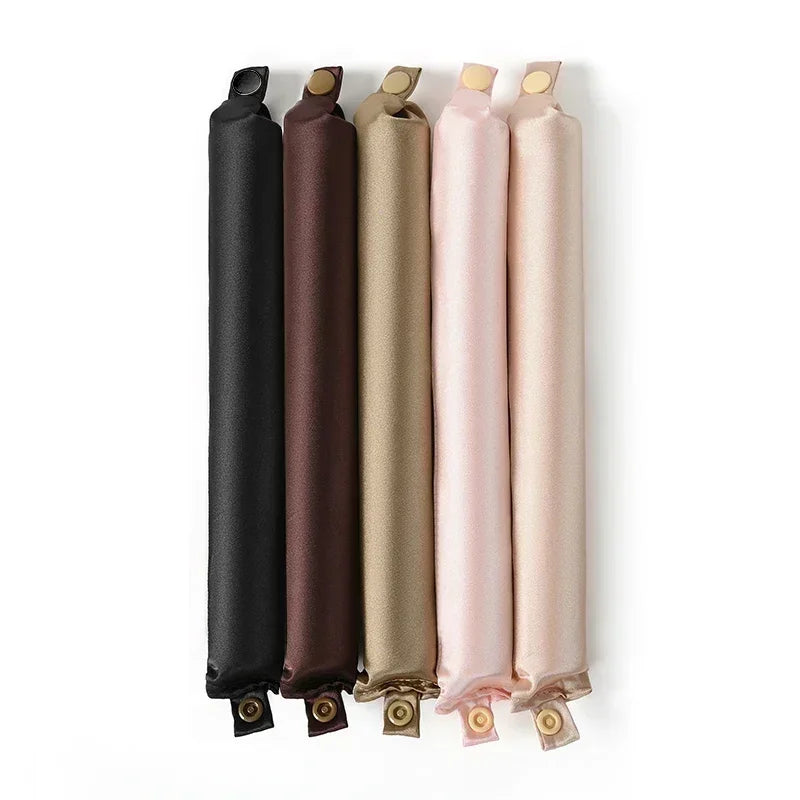 Heatless No Heat Hair Rollers Satin Curling Rod Soft Curlers Sleeping Flex Rods Styling Tools