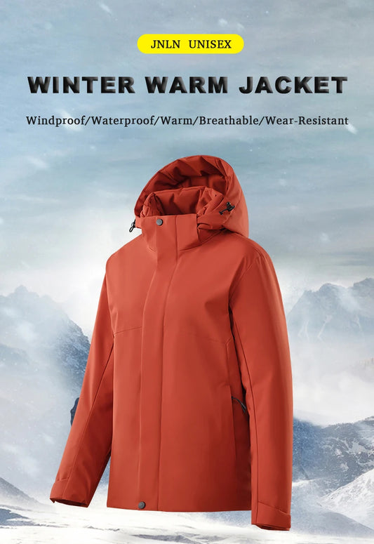 Unisex Winter Warm Water/windproof Fleece Jacket Hiking Climbing Trekking Skiing Rain Coat