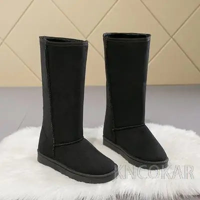 European & American Women snow boots High-tube tall and large size boots 41 size