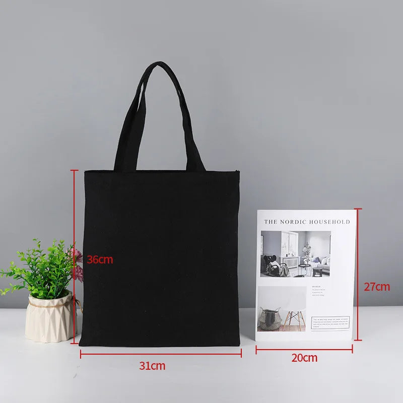 Bulk Wholesale 100pcs/Lot Reusable Cotton Bag Custom Canvas Shopping Tote Bags with Logo