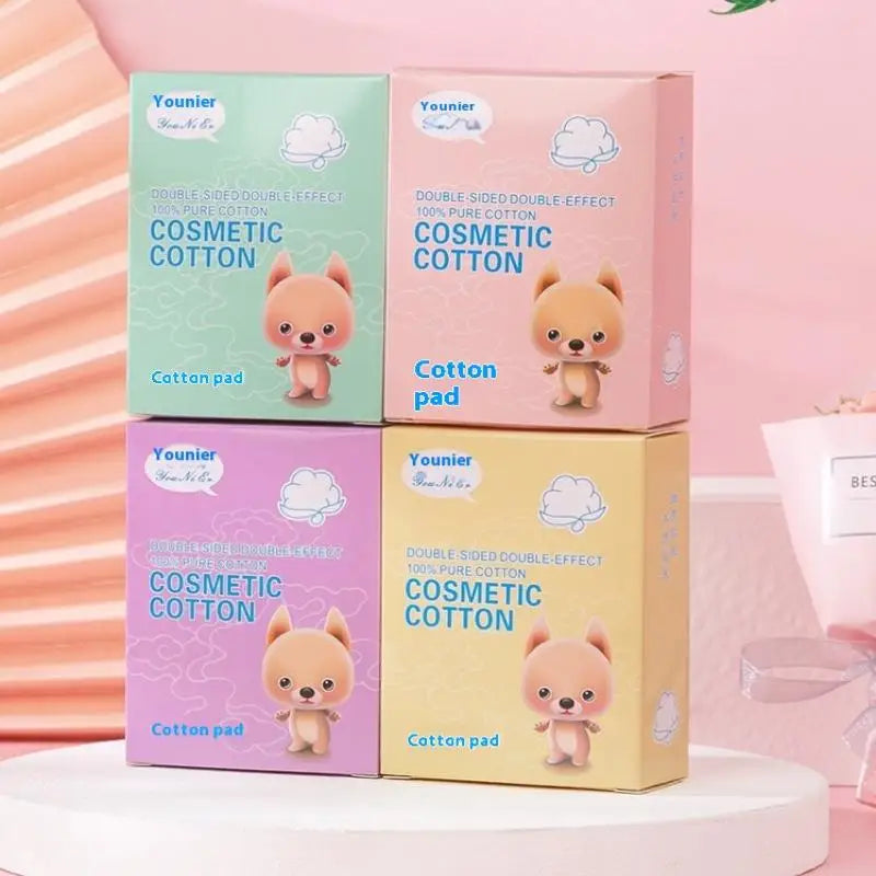 50/100PCS Thin Soft Cotton Pads Stretch Disposable for Face Wash Nail Polish Remover Cosmetic Makeup Tools