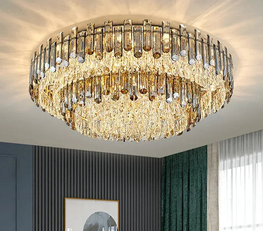 Luxury Crystal Ceiling Chandeliers for Home Hotel Restaurant Villa LED Light