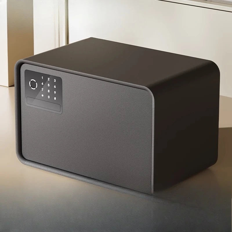 Safe deposit box household small fingerprint password automatic door opening 20/25cm anti-theft password key safe