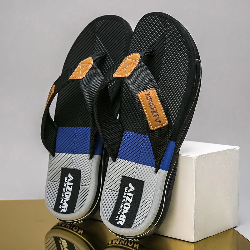 Men's Non-Slip Walking Summer Comfortable Flip-flops Thick Sole