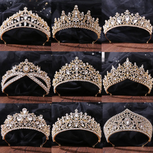 Bridal Luxury Crystal Tiara For Women