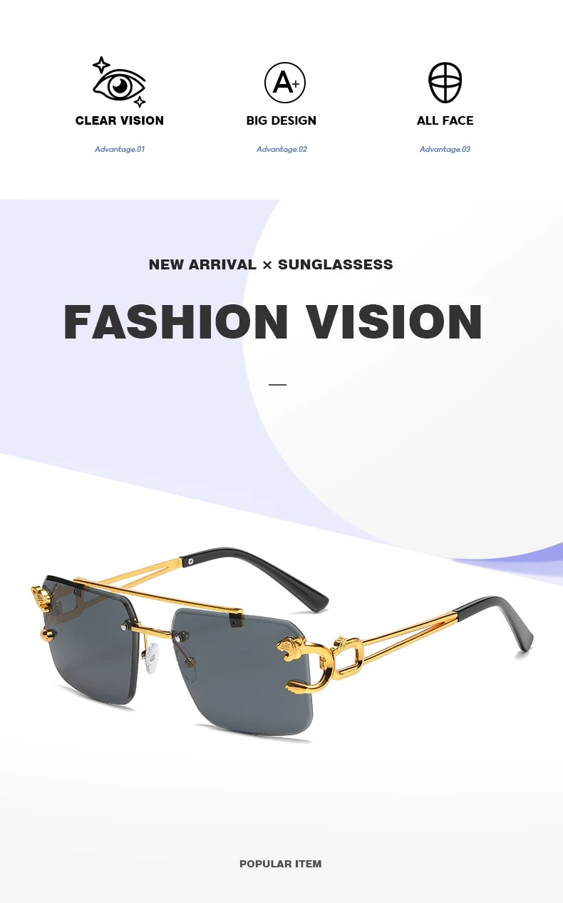 Fashion Square Sunglasses UV400 Unisex