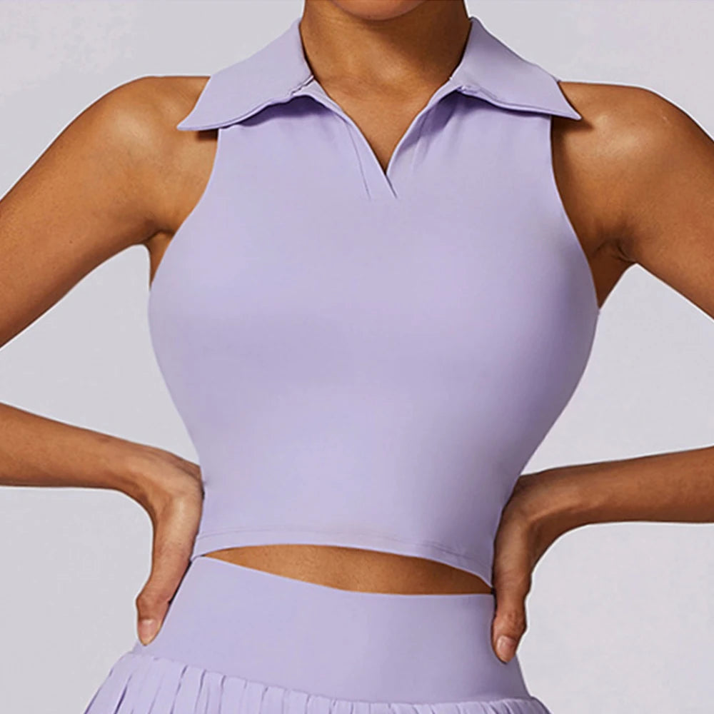 Women Gym Yoga Set Workout Sportswear Fitness Shirts Tracksuit High Waist Skirts Top Suit