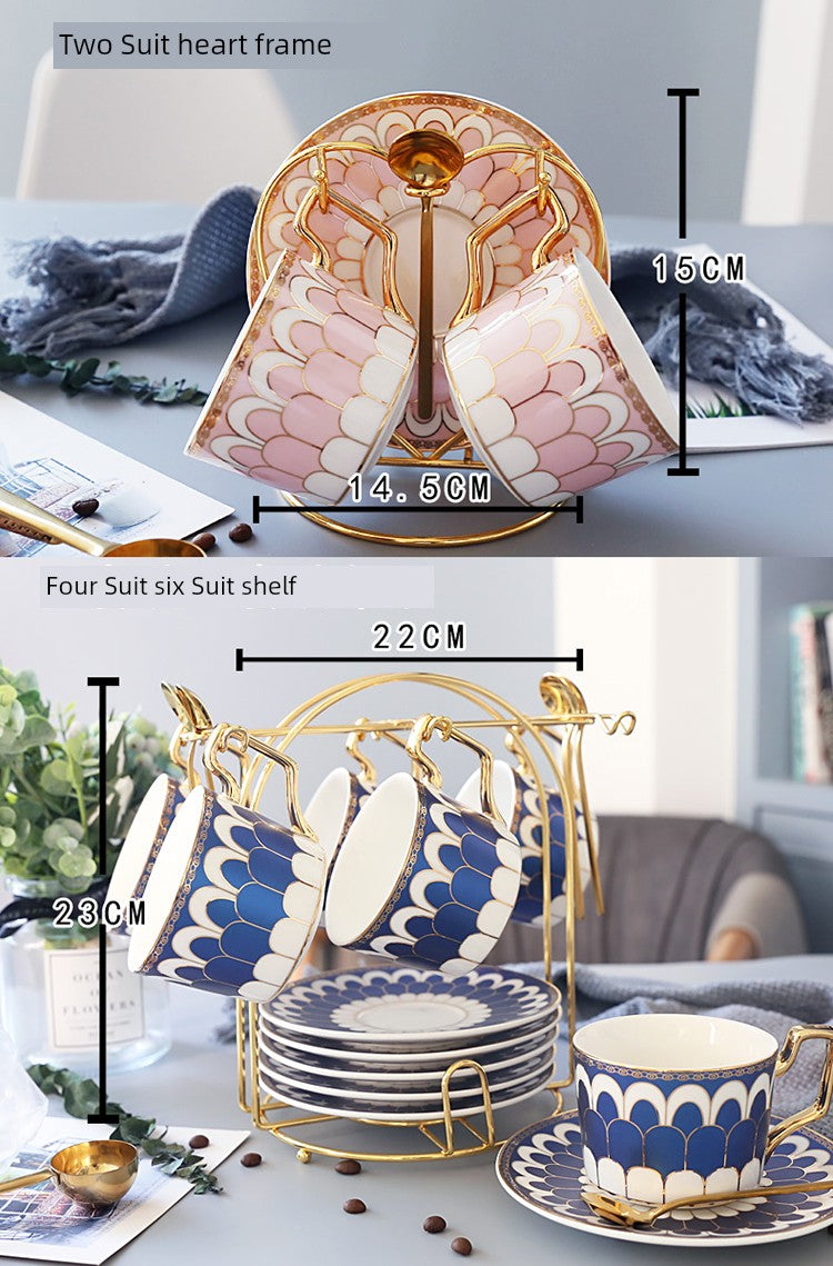 Luxury Gold Plated Ceramic Dinnerware