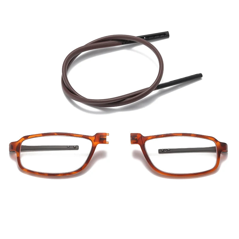 DML Ultralight Reading Men Women Glasses Hanging Stretch Anti-fatigue Presbyopia Unisex Glasses Diopter +1.5+3.5