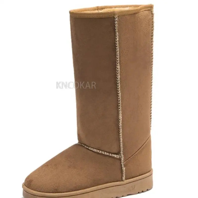 European & American Women snow boots High-tube tall and large size boots 41 size