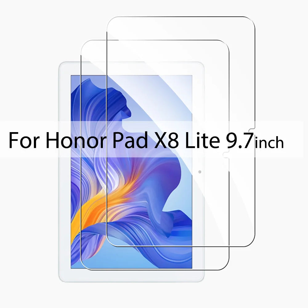 2PCS Tempered Glass Screen Protector for honor pad x9 x8 Pro Lite honor pad x9 9 8 7 6 x6 x7 Tablet Accessories Film
