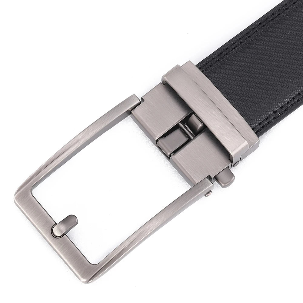 Men Luxury Buckle Genuine Leather Belt