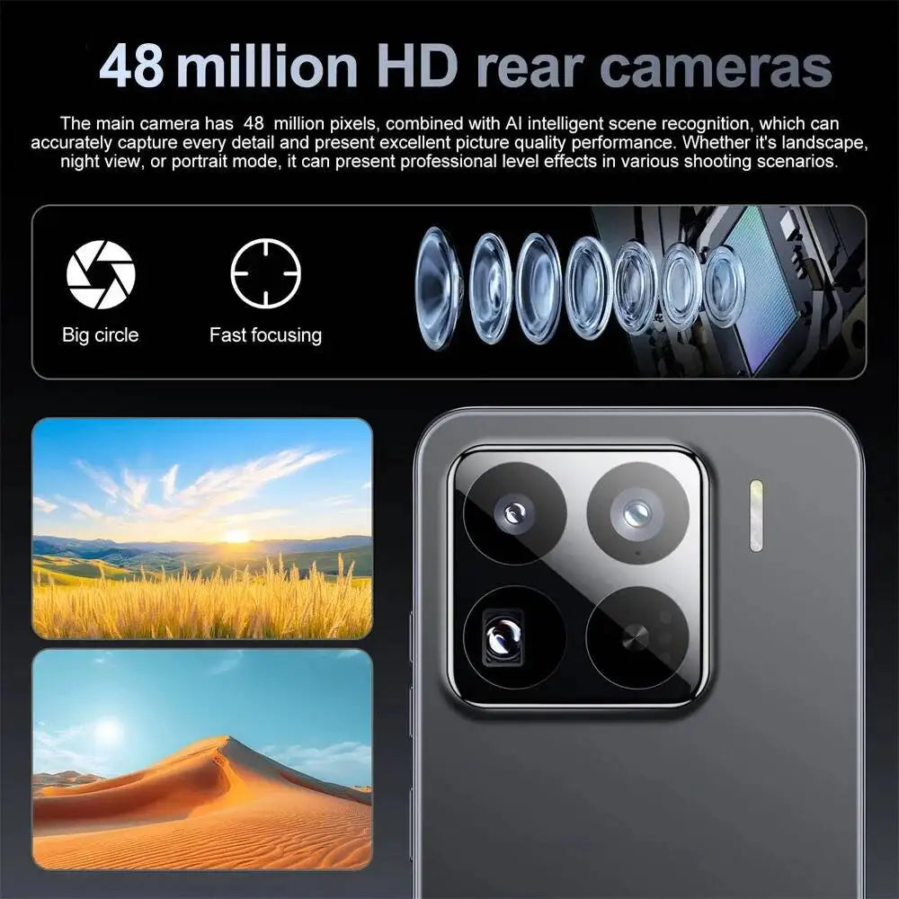 2025 New 14T Pro 7.0 Inch Global Edition Original 16GB+1TB 5G Dual Card Facial Recognition Function 6800Mah Battery