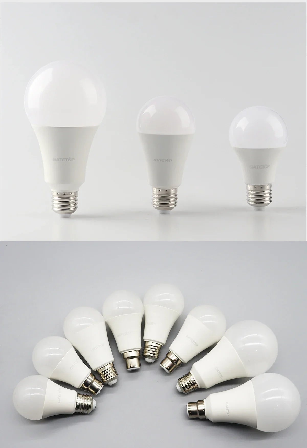 2PCS 24W 20W 18W 15W Bulb Hight Lumen E27 B22 Base Led Lamps AC220V 230V 110V Light Lamps for Home