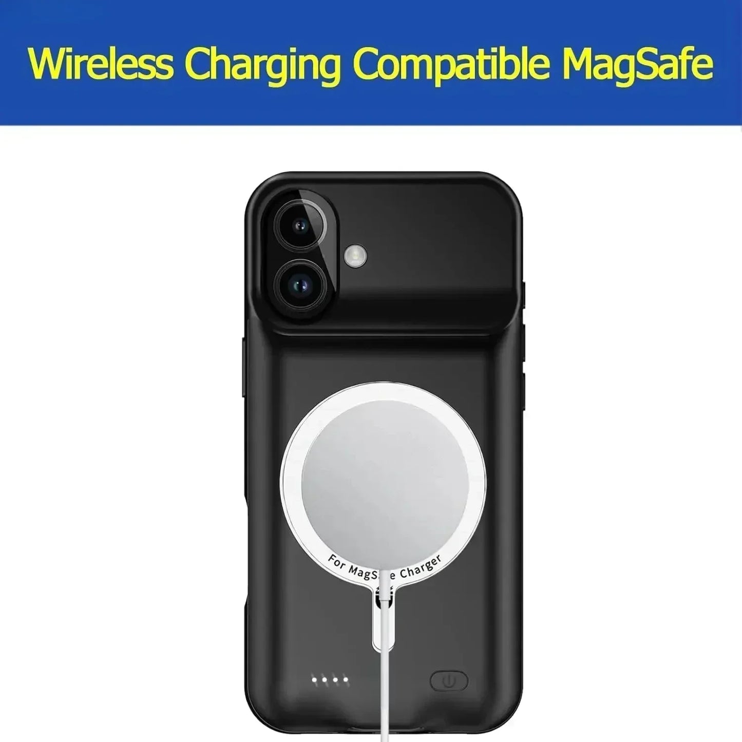 10000mah Magnetic Wireless Charger Power Bank for IPhone 16 Pro Max 12 13 14 Plus 15 Pro Max for Magsafe Power Case PowerBank