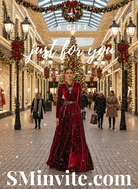 Holiday Velvet Long Dress