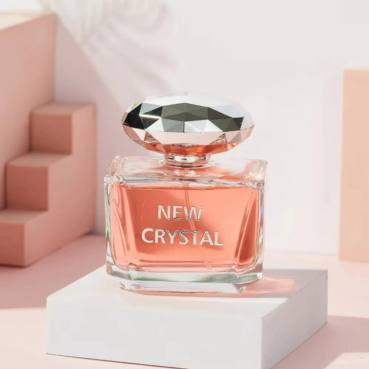 100ML 3.4FL.OZ New Crystal Long-lasting Perfumes for Women, Fruity Floral