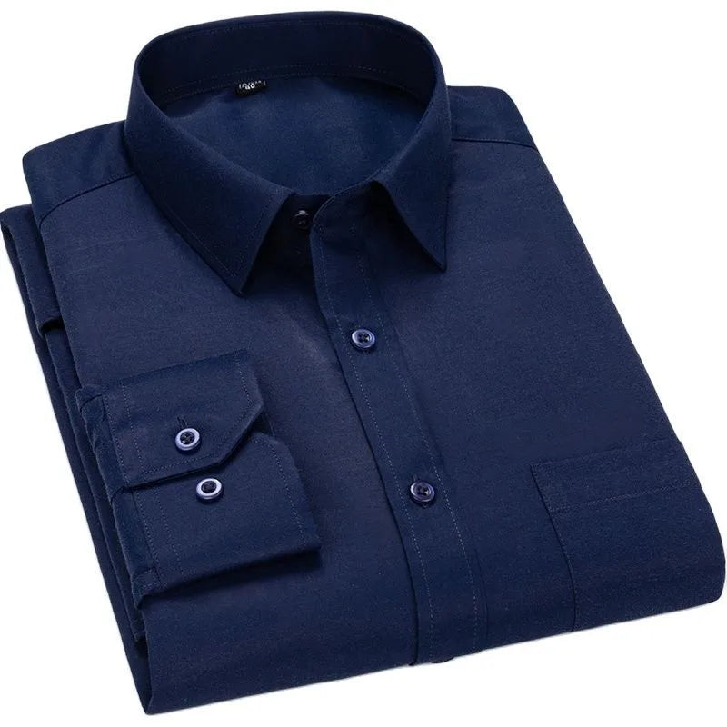 Men's Classic Long Sleeve Dress Shirt