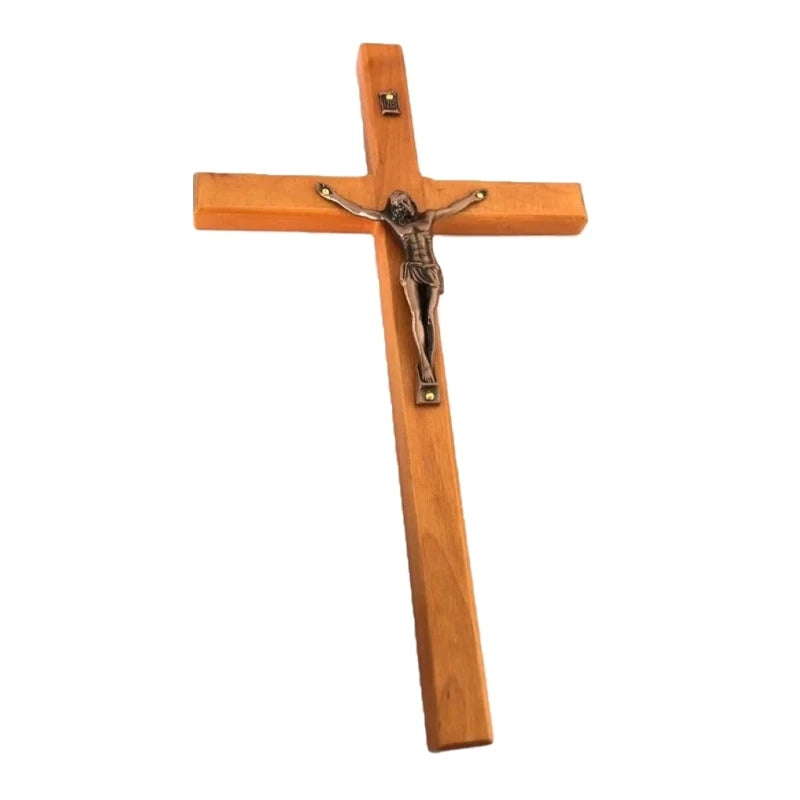 Catholic Jesus Christian Wall Hanging Cross Prayer Religious Ornaments Gift Church Decoration