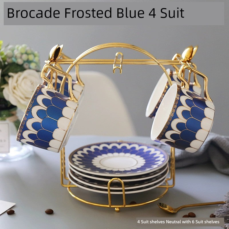 Luxury Gold Plated Ceramic Dinnerware