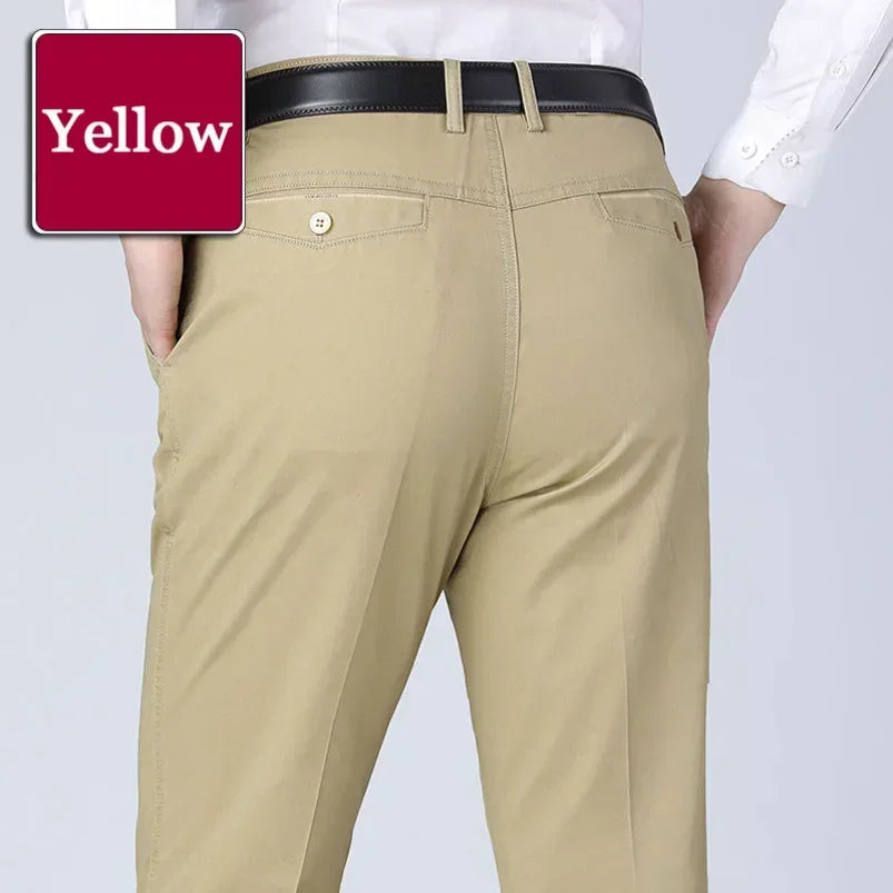 Men's Classic Casual Summer Thin Cotton Pants
