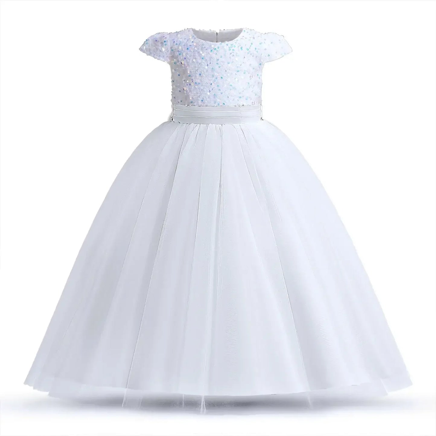 Elegant Girls Long Sequin Princess Dresses