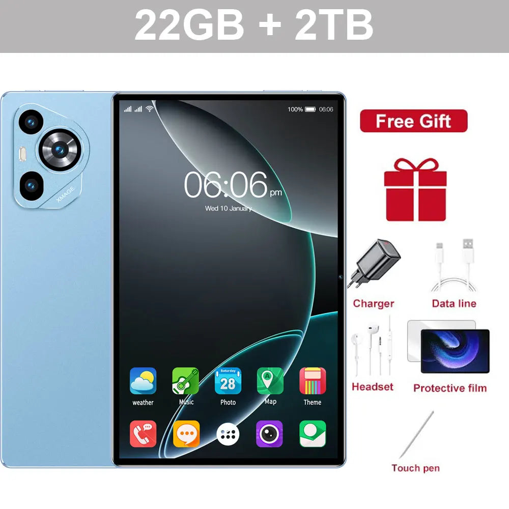 Hot New Pad 7s Pro Original Tablets 11.6inch Global Version Android 15 Tab 5G Dual Sim 12000mAh Tablets Children's Kids Tab PC