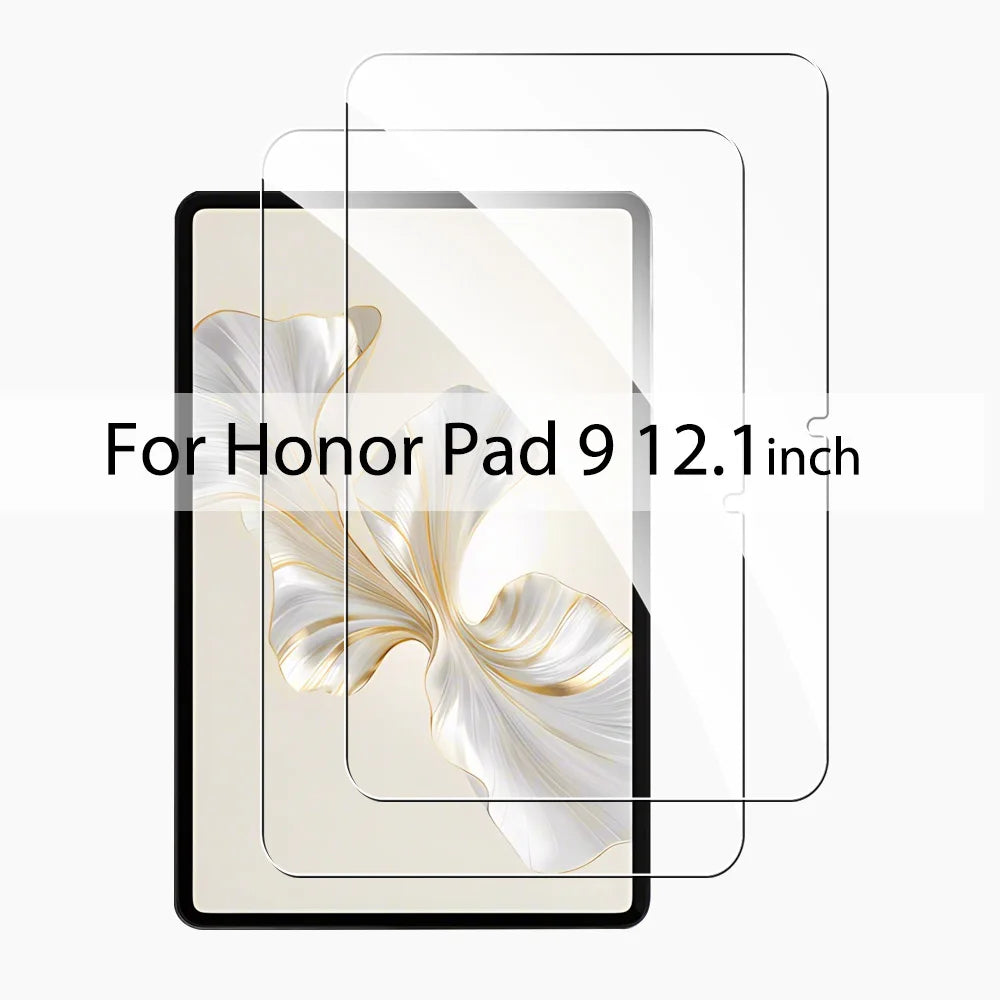 2PCS Tempered Glass Screen Protector for honor pad x9 x8 Pro Lite honor pad x9 9 8 7 6 x6 x7 Tablet Accessories Film