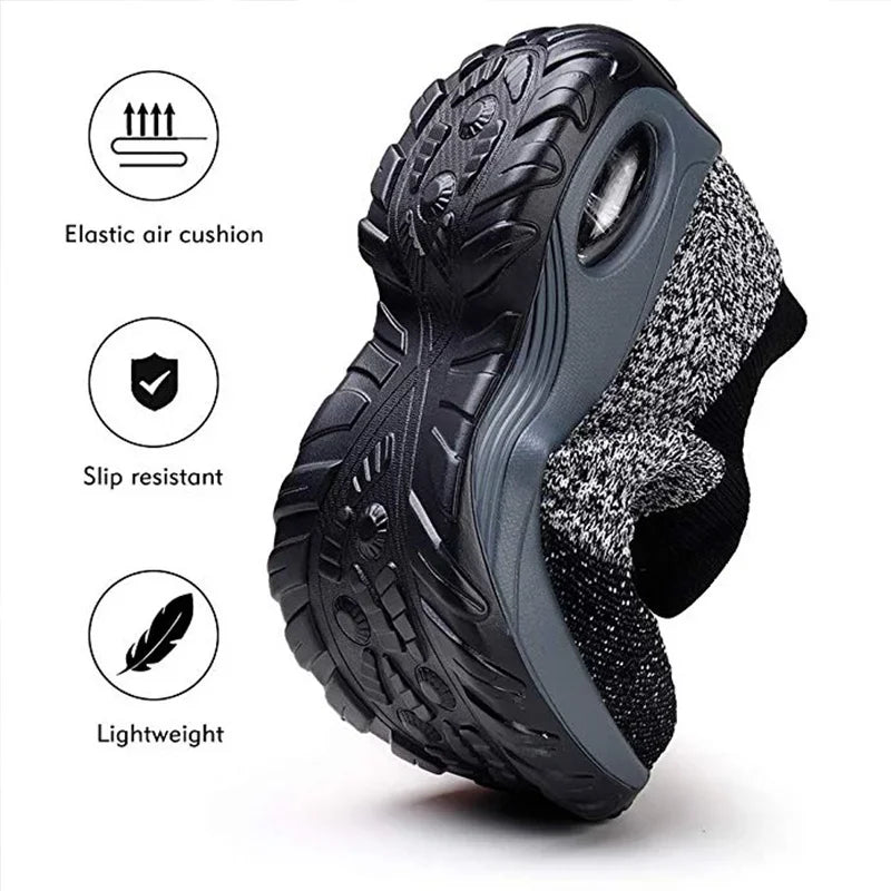 Women Fashion Comfort Sneakers Mesh Breathable Cushion