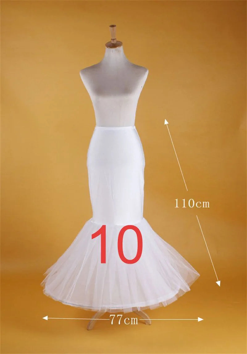 Bridal Wedding Petticoat Underskirt Prom Hoop Crinoline Fancy Skirt Slip 11 Styles Customized