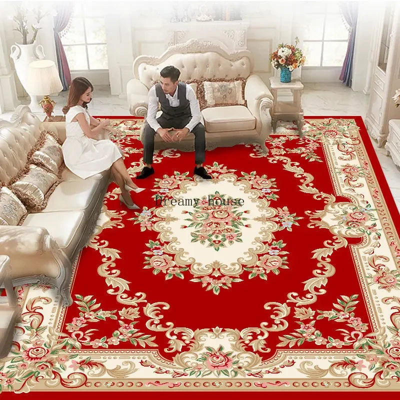Luxury European Carpets for Living Room, Bedroom 200x300 Home Large Area Rugs Rug Washable
