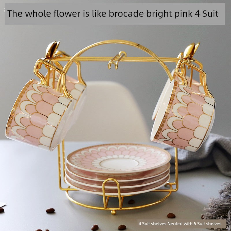 Luxury Gold Plated Ceramic Dinnerware