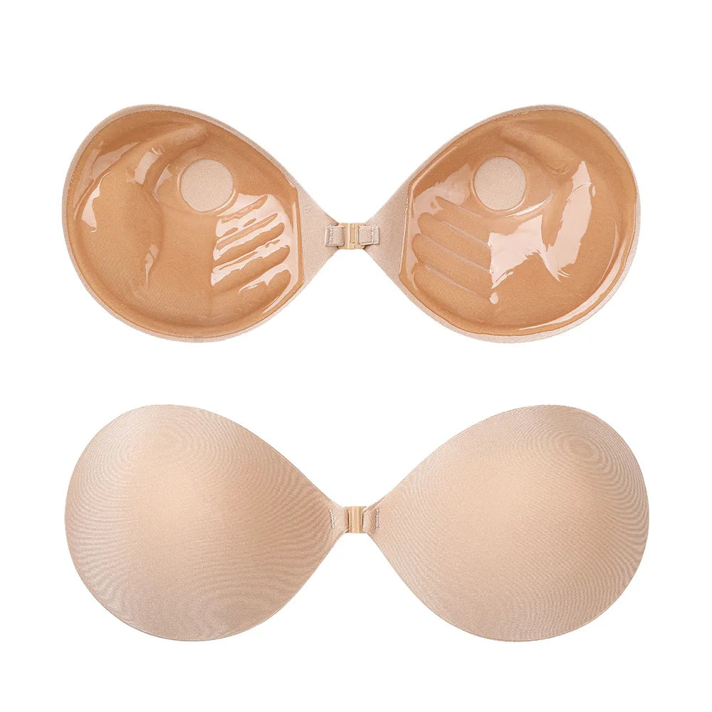 2/1pcs Women Self Adhesive Lift Up Bra Invisible Cover Bra Silicone Pad Strapless Breast