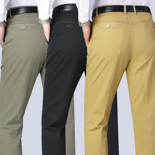 Men's Classic Casual Summer Thin Cotton Pants