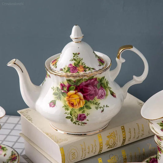English Bone China Coffee cup Afternoon Tea cup Old Town Rose European Coffee Cup Plate Wedding Birthday Gift