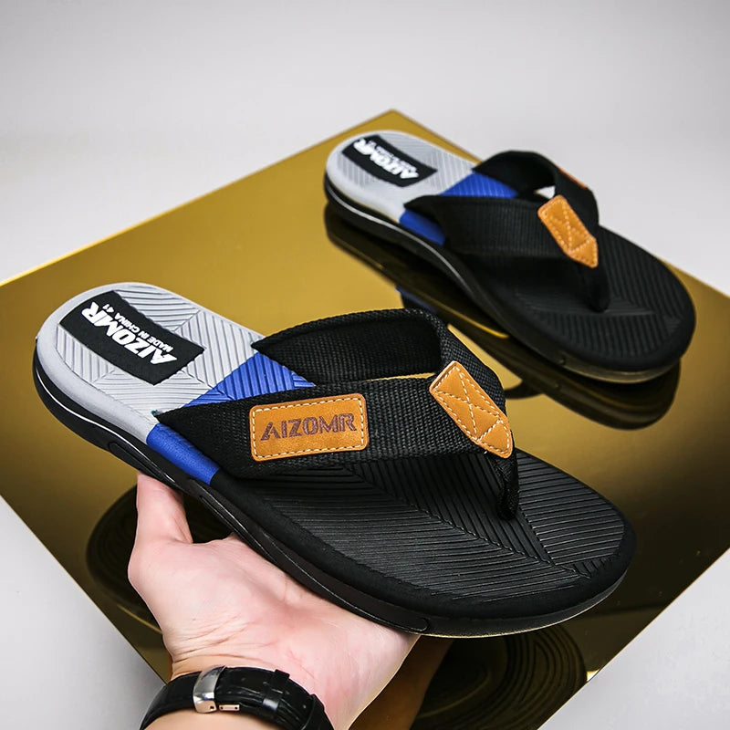 Men's Non-Slip Walking Summer Comfortable Flip-flops Thick Sole