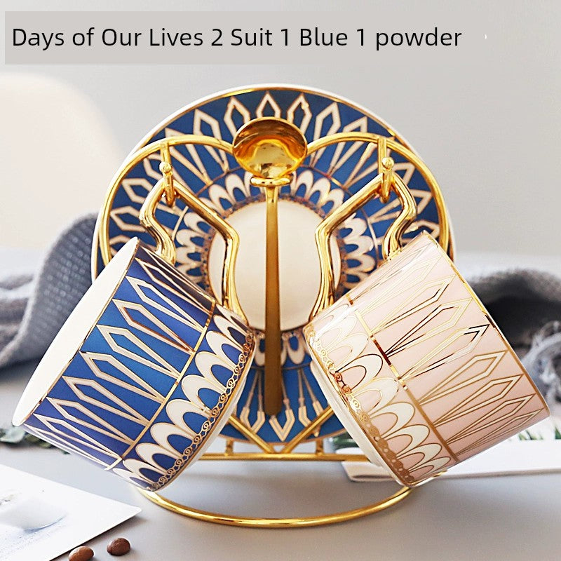 Luxury Gold Plated Ceramic Dinnerware