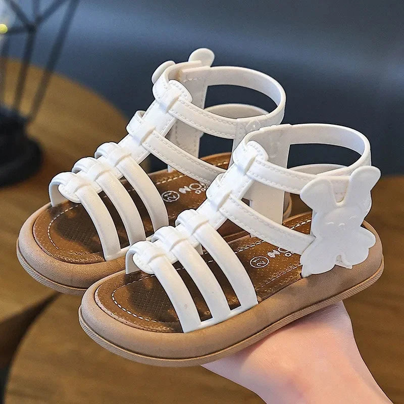 Summer Girls Soft Bottom Sandals Open-toe 1-3 yrs