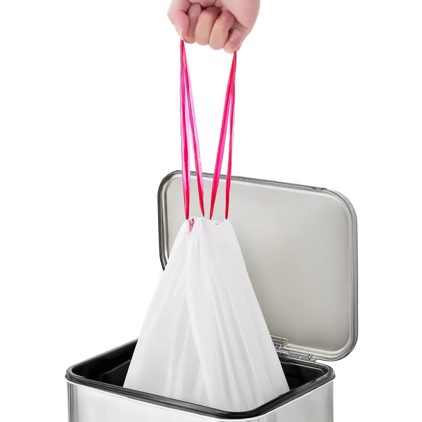13 Gallon 110 Count Extra Thick Drawstring Trash Bags Fresh Scent Recyclable Kitchen Garbage Bin Bag Household Freshness Bin Bag