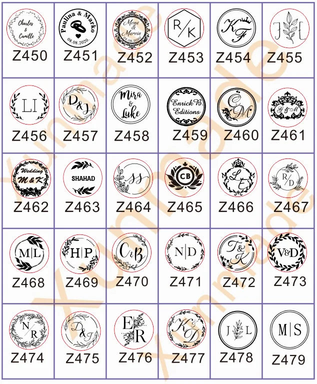 Custom Initials Embosser stamp,Book Embosser Personalized Wedding Embossing Stamp, Address Stamp, Form the Library Embosser