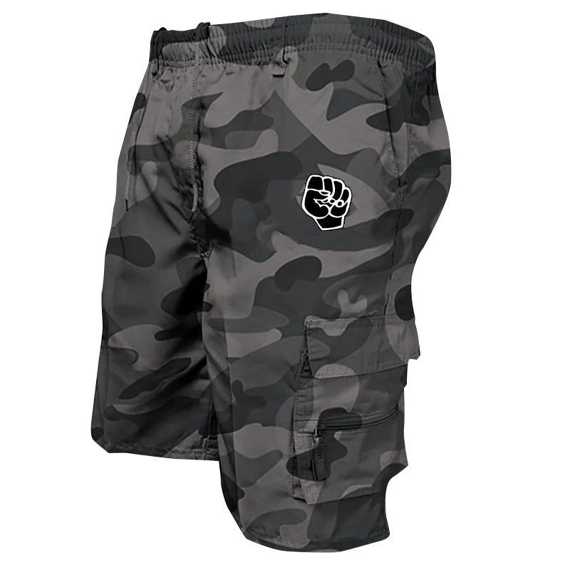 Summer Men's Cargo Shorts Bermuda Cotton Multi-pocket Casual Outdoor Short Pants