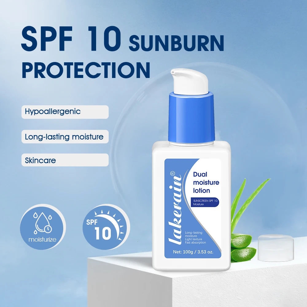 Milk Toner & Moisturizing Lotion Set Long Lasting Hydrating Oil Control Soothing Skin SPF10 Sunscreen Suitable For All Skin Type
