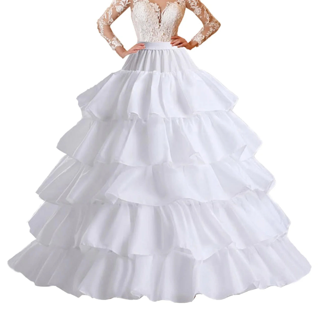 Bridal Wedding Petticoat Underskirt Ball Gown Crinoline Slip Underskirt Petticoats